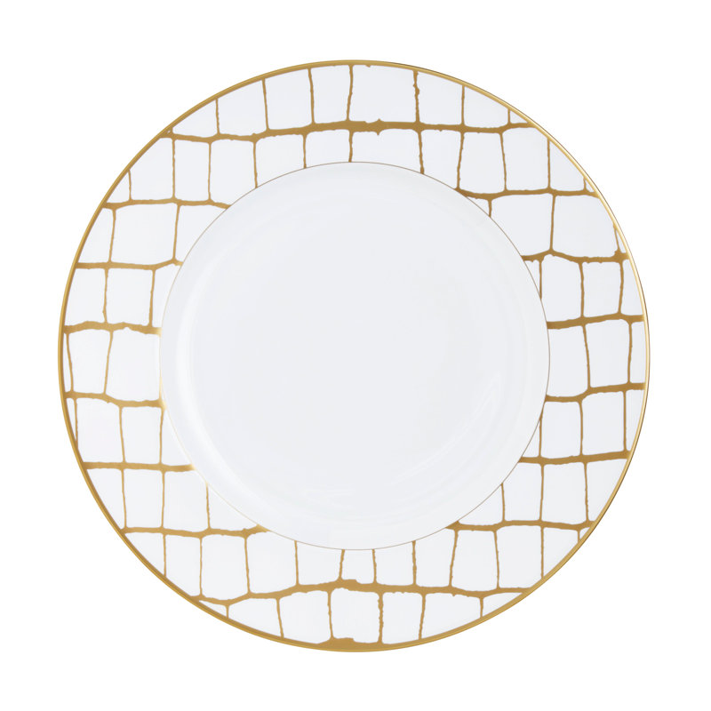 Alligator Fine Bone China Dinner Plate