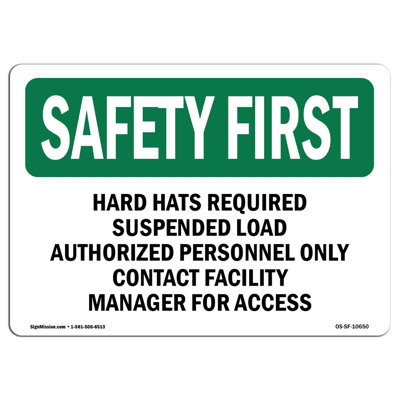 Safety First Sign