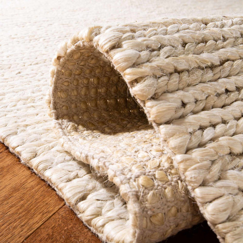 Ralph Lauren Ponderosa Jute, Cotton Solid Color Rug, Rectangle 2' x 3'