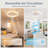 Tomonori 20''  Bladeless Caged Ceiling Fan with LED Lights and Remote Control