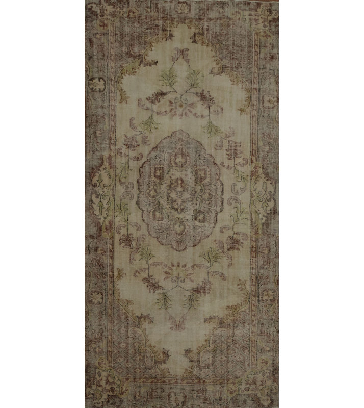 Tapis turc délavé exquis 6 x 10