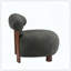 Chaise d'appoint moderne en tissu Boucle pour sièges de salon confortables-1034358444