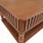 Lift-Top Coffee Table with Fluted Solid Wood and Roman Legs – Vintage Brown, 47.24"