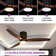 Wrought Studio™ 52'' Ceiling Fan with LED Lights and Remote Control