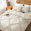 Ensemble de housse de couette touffeté Solayne Boho - Motif géométrique texturé, attaches de coin et fermeture à glissière-111548995-111548997