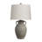 29.25" Ceramic Table Lamp With Oat Shade