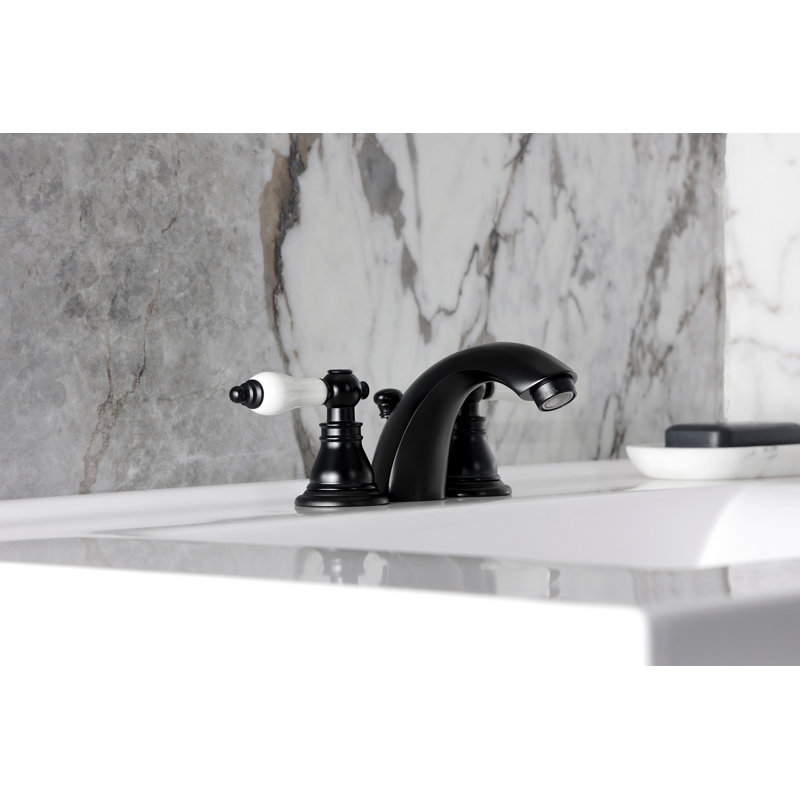Robinet de salle de bain Kingston, Noir mat