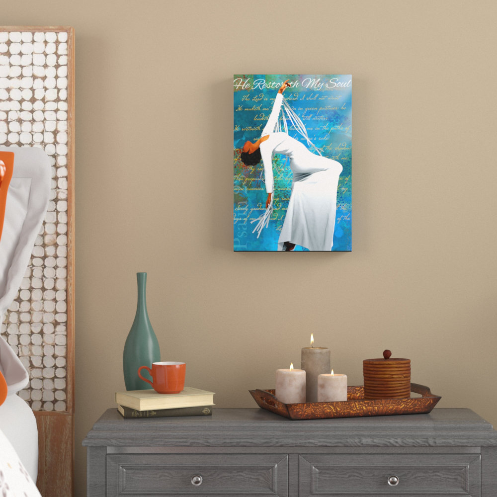 'Given to God Christian Dancer African American' Graphic Art Print on Canvas World Menagerie 