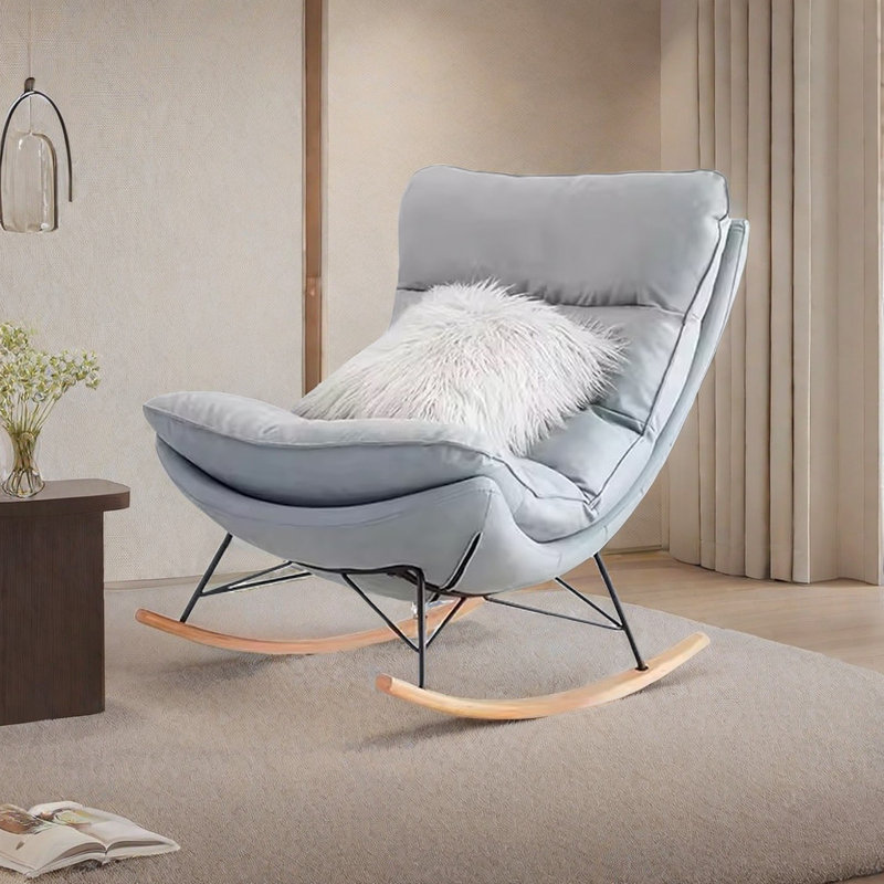 Fauteuil à bascule Nordic, Bleu