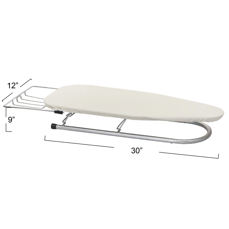 Compact Tabletop Ironing Board With Retractable Iron Rest – Perfect For Small Spaces