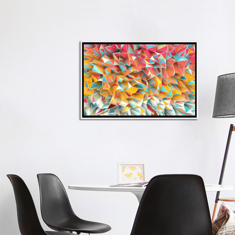 « kaos summer » par diego tirigall-impression sur image, H 40 po x l 60 po x P 1,5 po, Toile blanche encadrée