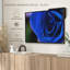 Floral et botanique «Blue Rose Shrub Wall Art»-101780400