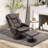 Faux Leather Swivel Recliner-1647922097-1647922102