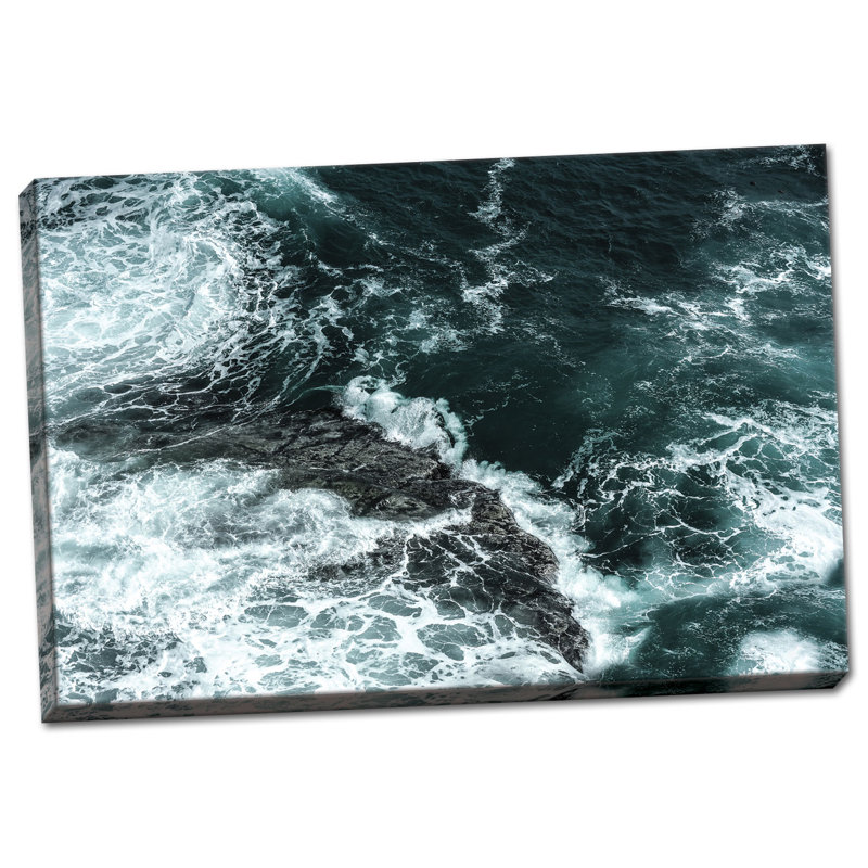 « ondulations ii », reproduction de photo, Toile tendue, H 12 po x l 18 po x P 1,5 po