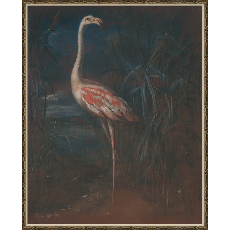 «The Mysterious Flamingo», impression sur toile, H 52,5 po x l 42,5 po x P 1,5 po