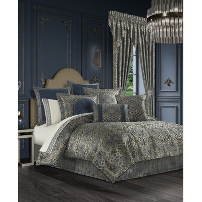 Weston - Blue Queen 4Pc. Comforter Set