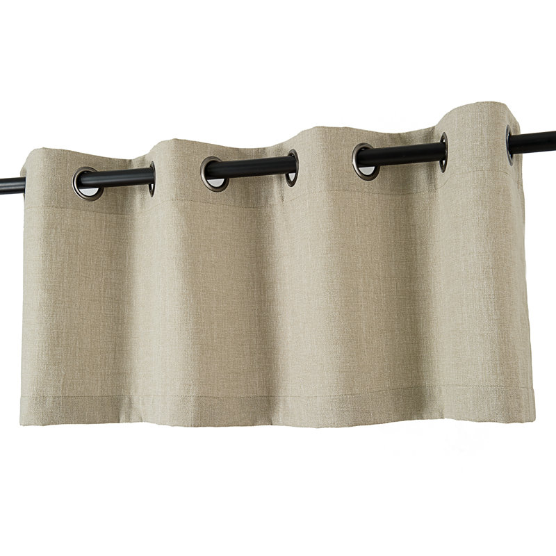 Destefano Tailored Window Valance, Linen