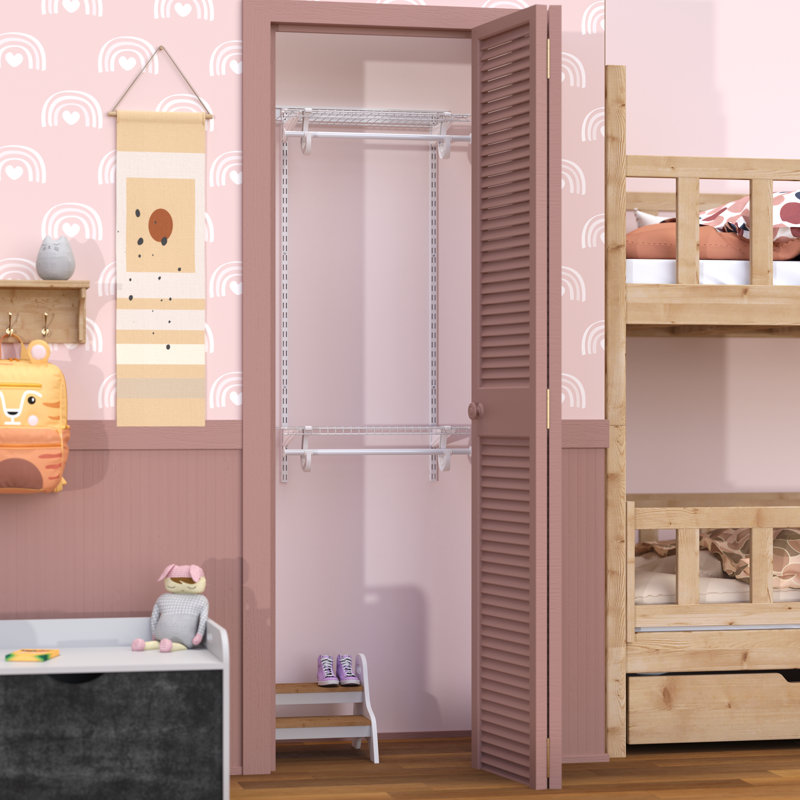 Shelftrack 2' Double Hang Wire Shelf Kit