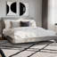 Tapis à motif de treillis abstrait gris anthracite Botelho-468209722