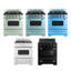 Cuisinière au gaz autoportante 30 po à 4 brûleurs avec four à convection 30 po Classic Retro-64596248