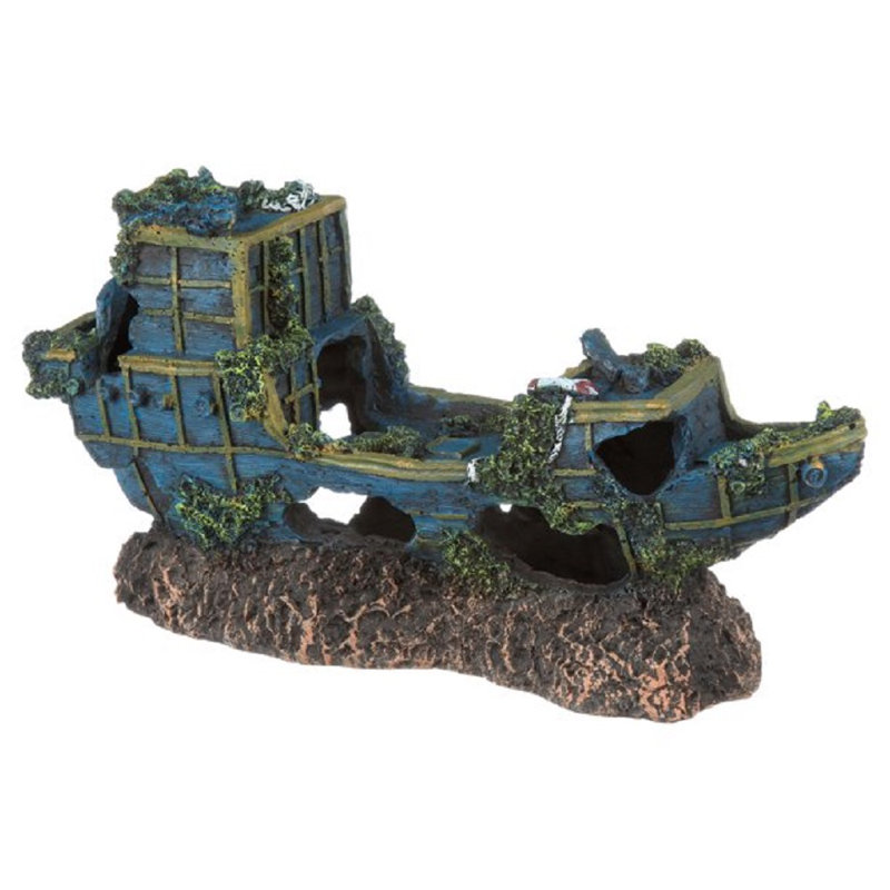  Accessoire de bateau-trésor encastré pour aquariums