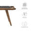 Banc en bois tressé 47 po Saoirse-99197825-99197826