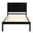 Rustic Modern Silhouette Twin Platform Bed, No Box Spring Needed, Warm Brown Solid Pine Construction