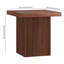 Pedestal Square Side Table
