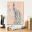 Toile épique Graffiti «Peacock In Gold 4» par Annie Warren, 18 po x 26 po-1671112820