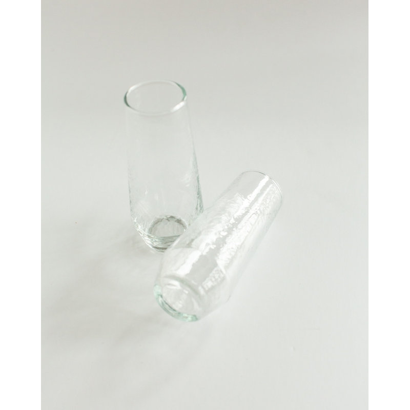 Ensemble de 2 flûtes à champagne Stemless, Clair