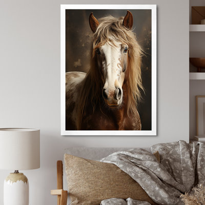 Kededra Brown Horse Harmonious Balance - Horse Wall Art