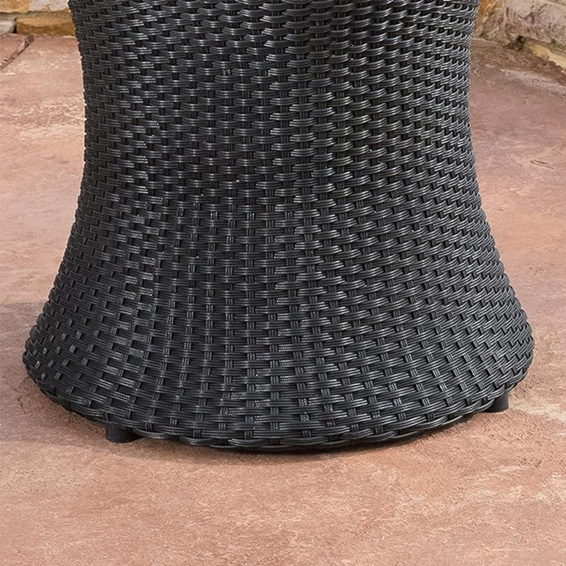 Outdoor end table, Black