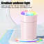 Humidificateur coloré à humidité ambiante USB Brume Humidificateur Bureau / Chambre / Voiture / Maison Aromathérapie Diffuseur