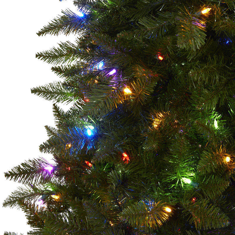 Lighted Artificial Christmas Tree, 6.5' H