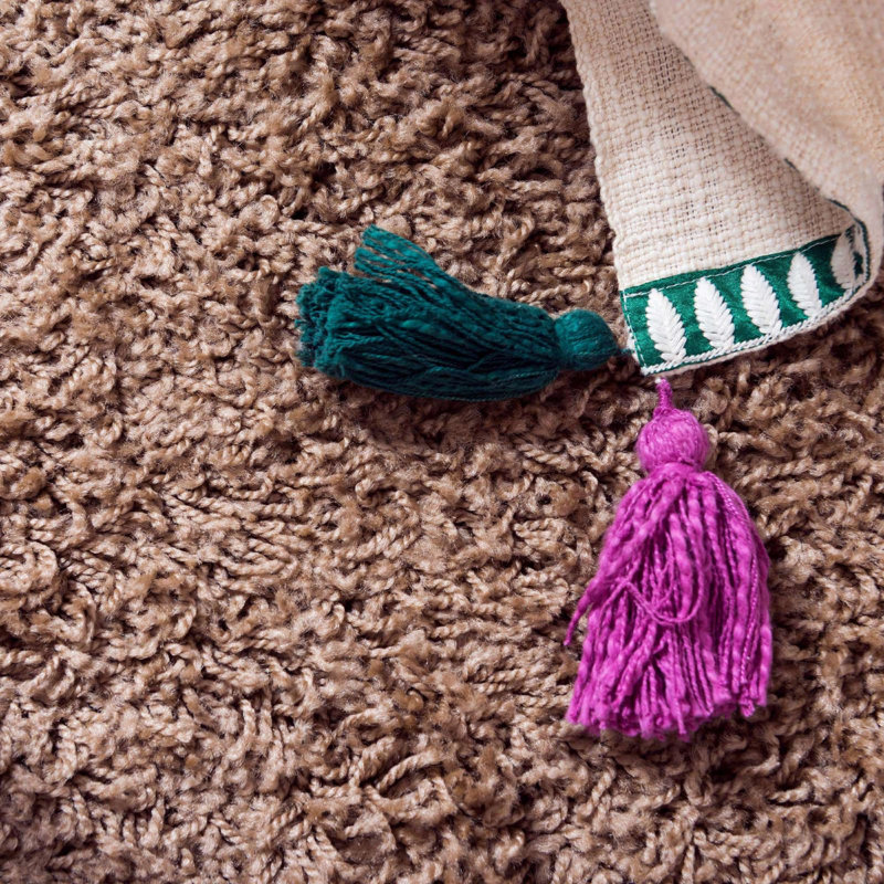 Sybil Striped Indoor Rug, Oval 8' x 10'