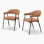 Belmira Luxury Dining Chairs - Curved Backrest Design-1472987938