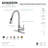 Kingston Brass Continental Single-Handle Pull-Down Kitchen Faucet-21066707
