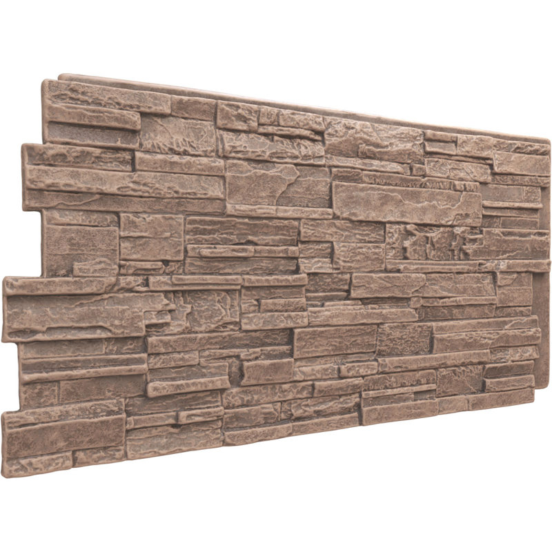 EverStone Cascade Faux Stone Panel, North Hill