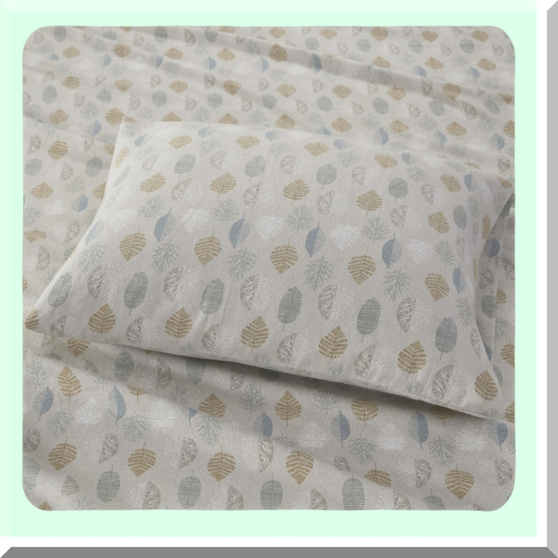 Cozy Critter Cotton Flannel Sheet Set - Plaid - Ultra Soft Warm Bedding with Novelty Animal and Star Print - Cold Weather 4 Piece