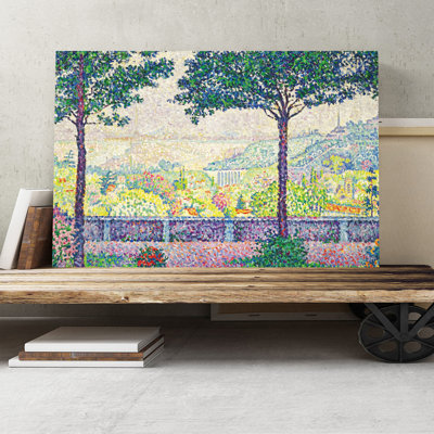 Terrace of Meudon by Paul Signac - Wrapped Canvas