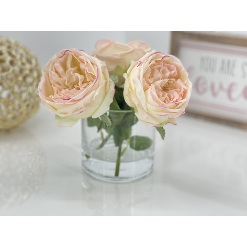 Pièce maîtresse artificielle Austin, Rose clair