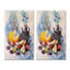 «Fruit Table Impressionism», ensemble de 2 peintures sur toiles-105211661-105211660