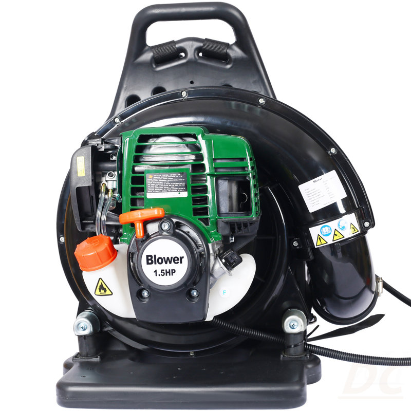 Souffleur à dos à 4 temps, gaz 37,7Cc, 1,5HP 580CFM, poids super léger 16.5Lbs