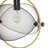 14.625"L Keegon 1-Light Black and Gold Modern Linear Pendant