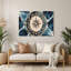 Art nautique gris sur toile-1185770973