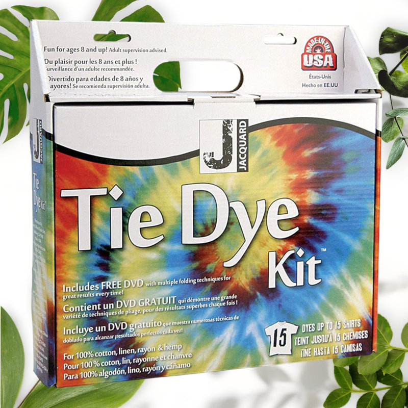 Colorful Tie Dye Kit for 15 T-Shirts