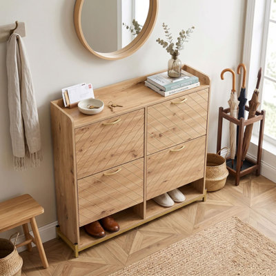 20 Pair Shoe Storage Cabinet