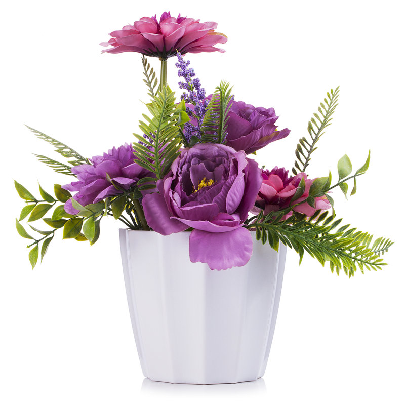 Pièce maîtresse pivoine Dahlia en pot, Mauve