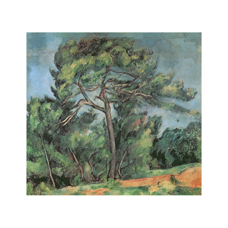 The Large PinePaul Cézanne, estampe numérique, H 22 po x l 28 po
