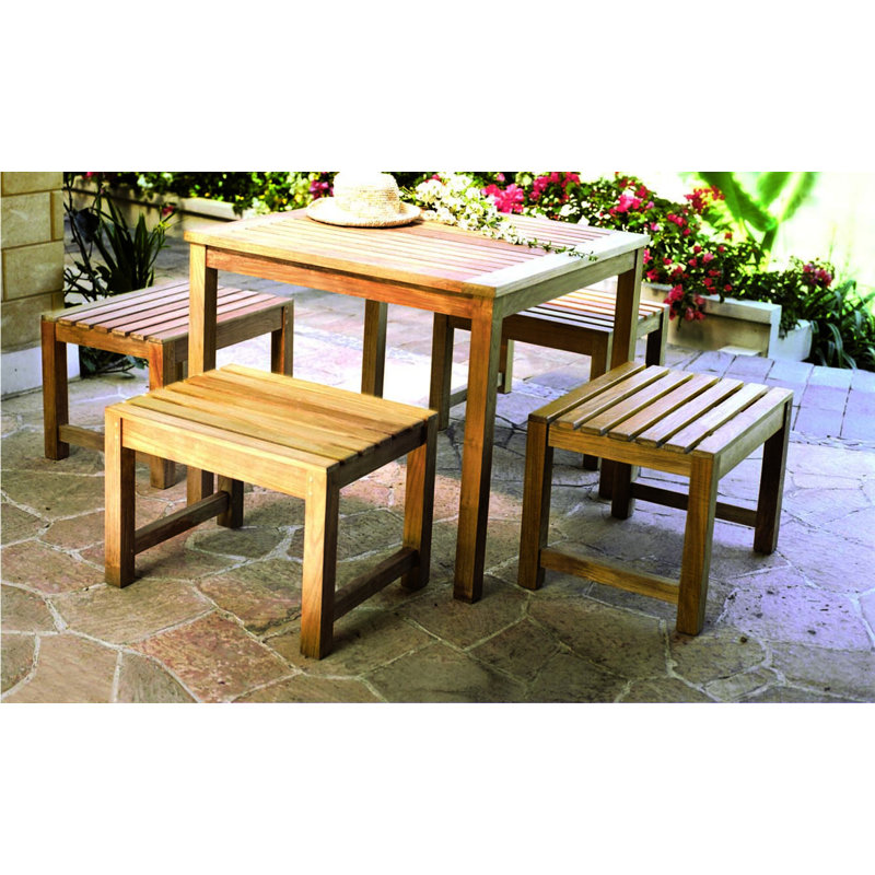 Brunswick Teak Outdoor Square Dining Table